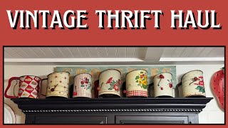 Vintage Thrift Haul with a mix of newer pieces