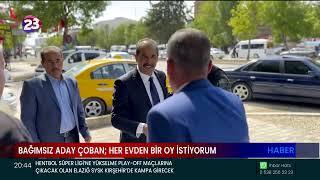 BAĞIMSIZ ELAZIĞ MİLLETVEKİLİ ADAYI PROF. DR. BİLAL ÇOBAN, SEÇİM ÇALIŞMALARINI SÜRDÜRÜYOR