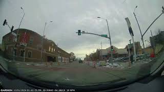 20241201 Sunday Dashcam Drivelapse Kansas City, Missouri