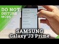 How to Enable Do Not Disturb in SAMSUNG Galaxy J3 Prime - Set Up DND Rules |HardReset.Info