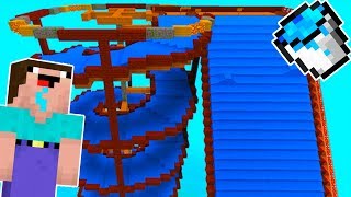 НУБ МАЙНКРАФТ ПОСТРОИЛ АКВАПАРК ВОДНУЮ ГОРКУ ! MINECRAFT БИТВА СТРОИТЕЛЕЙ ТРОЛЛИНГ ПОСТРОЙКА