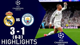 Real Madrid - Manchester City 3-1 MAÇ ÖZETİ | Şampiyonlar Ligi 2024-25