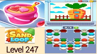 Sand loop level 247 carrot walkthrough solution