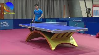 Why Ma Long has very good pendulum serve