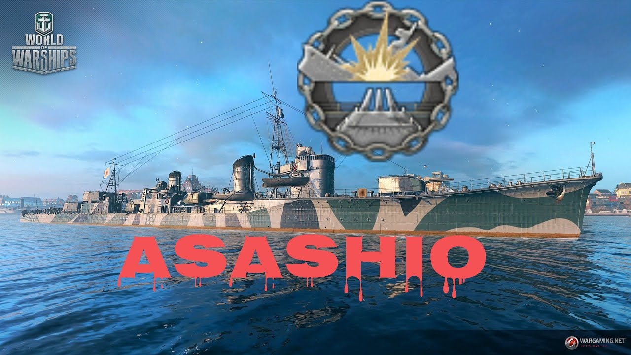 World Of Warships Asashio - YouTube