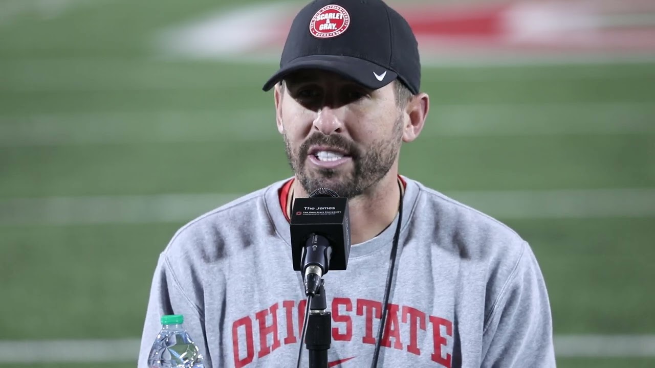 Ohio State Offensive Coordinator Brian Hartline Previews Minnesota ...