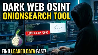 💻 OnionSearch Python Script: Advanced OSINT & Dark Web Scraping 🧅