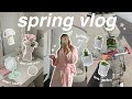 a casual SPRING VLOG 🌷 desk makeover, kmart haul, making a herb garden + more