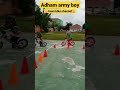 latihan balance bike ADHAM ARMY BOY