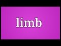 Limb Meaning