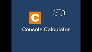 console calculator in c