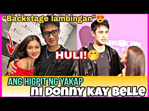 OFF-CAM:HULI Donny at Belle sa BACKSTAGE ng Meet & Greet Session at Toyota Arena, LA| DONBELLE