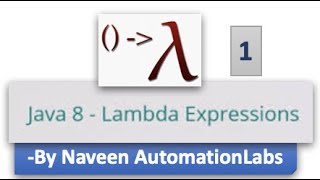 Java 8 - Introduction To Lambda - Part 1