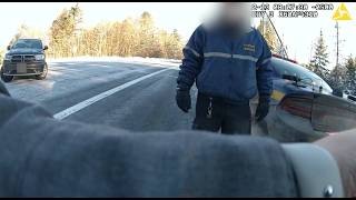 NYSP Body Worn Camera Trooper Escapes Near-Fatal Crash