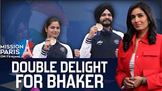 Paris Olympics 2024: Manu Bhaker \u0026 Sarabjot Singh Shine In Shooting, Win India's Second Medal