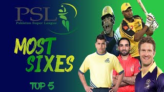 Most Sixes Hit By A Player In PSL | Highest Sixes | Pakistan Super League | PSL 2020 | Top 5 | # 02