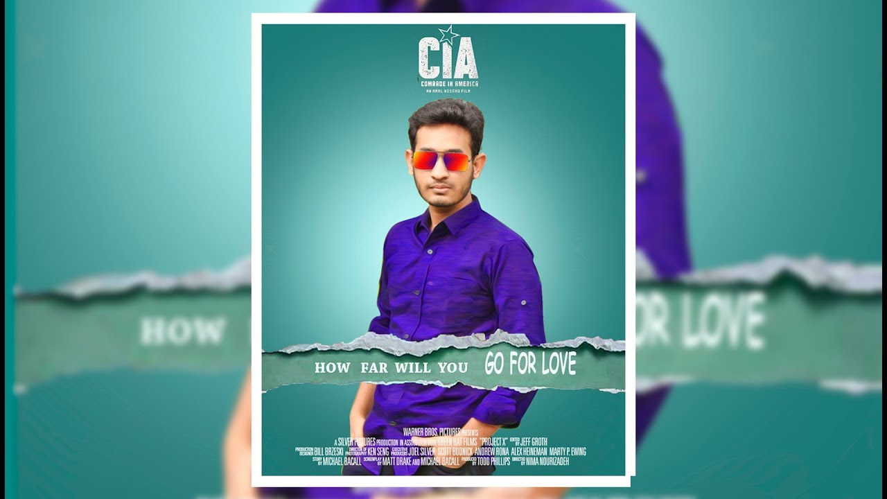 Create A Easy Movie Poster Youtube