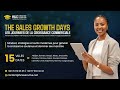 les journees de la croissance commerciale sales growth days débarquent dans 15 villes africaines