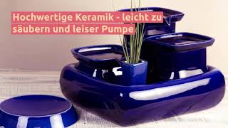 Der Neue Miaustore Katzenbrunnen Aus Keramik