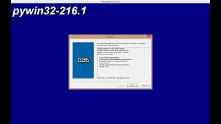 How to install Pythonwin2.7