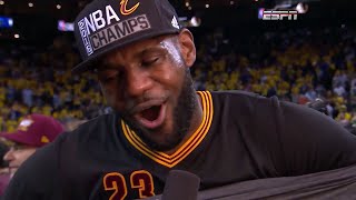 LeBron James Postgame Interview - Cleveland Cavaliers Win the 2016 NBA Championship