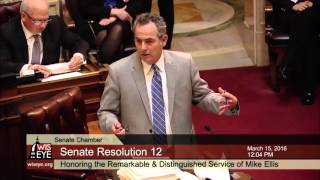 Morning Minute: Senate Resolution 12 - Honoring Former Senator Mike Ellis