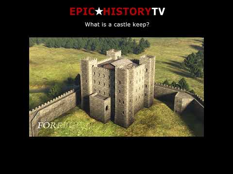 Why did castles have high openings in the walls?