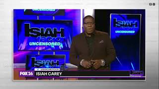 Isiah Carey's on "Isiah Factor Uncensored" and you can watch him Mon-Fri on FOX 26 KRIV Houston.