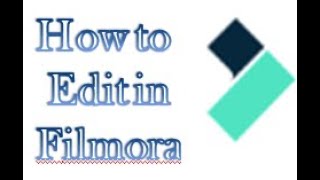 HOW TO EDIT IN FILMORA || फिल्ममोरा में कैसे संपादित करें?