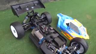 Inside TJ Bell  AE RC8E   8th scale ebuggy