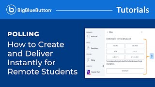 BigBlueButton's Polling Tutorial
