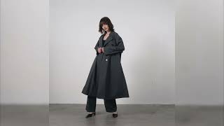 سترة ذات حزام أنيق - crisp belted trench coat