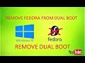 How to Remove Fedora from Dual Boot Windows 10 Safely