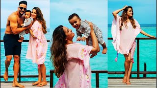 Anita Hassanandani Enjoying her First Romantic Vacation with her son Aaraav and Rohit Reddy