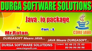 Corejava || Java.io Package part - 3