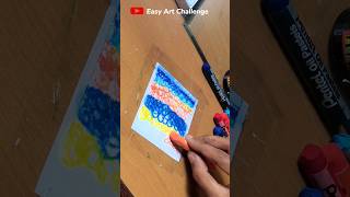 Sunset with Oil Pastels🎨 Easy drawing/painting ideas #art #viral #creativeart #shorts #easydrawing