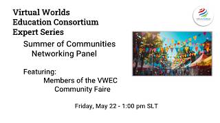 VWEC Expert Series: Summer of Communities Networking Panel