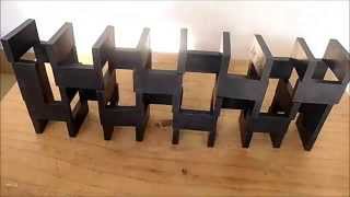 How to make a domino wall