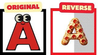 🌟 Reverse Alphabet Lore But In Pizzas (A-Z...) All Alphabet Lore (A - Z...) Adventures | Alphabet 🌟