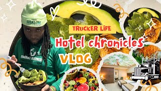 HOTEL CHRONICLES 📺: How I Stay Healthy on the Road #truckerlife