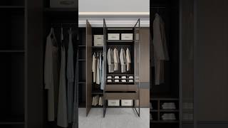 Modern wardrobe design with dressing ✨  #cabinet  #wardrobe #vrishtidesigns #bedroom #shorts