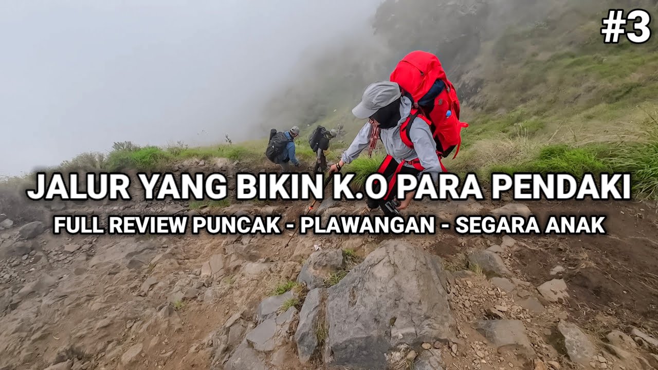 JALUR-JALUR EKSTRIM GUNUNG RINJANI - PENDAKIAN GUNUNG RINJANI VIA ...