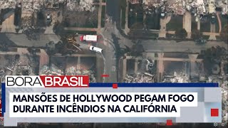 Mansões de Hollywood pegam fogo durante incêndios na Califórnia