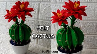 DIY Felt Cactus | Tutorial Kaktus dari Kain Flanel