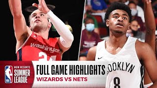 WIZARDS at NETS | NBA SUMMER LEAGUE | FULL GAME HIGHLIGHTS