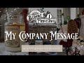 Vintage Aesthetic Candle Company - Company Message