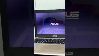 POV old laptop using windows 11