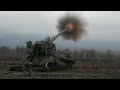 Monstrous Russian Artillery Action During Heavy Live Fire: 2s7 Pion, 2s5 Giatsint-s  2s4 Tyulpan