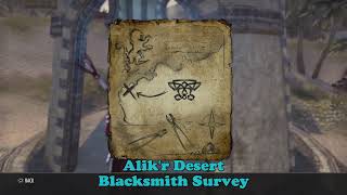 ESO Alik'r Desert Blacksmith Survey, Location, The Elder Scrolls Online