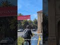 stanford univ スタンフォード大へ徒歩で行く